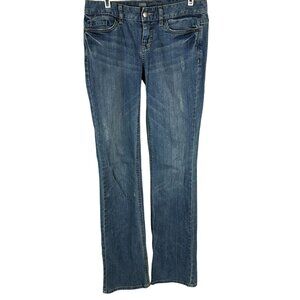 Mossimo Womens Curvy Fit Boot Cut Jeans 2L 99% Cotton 1% Spandex